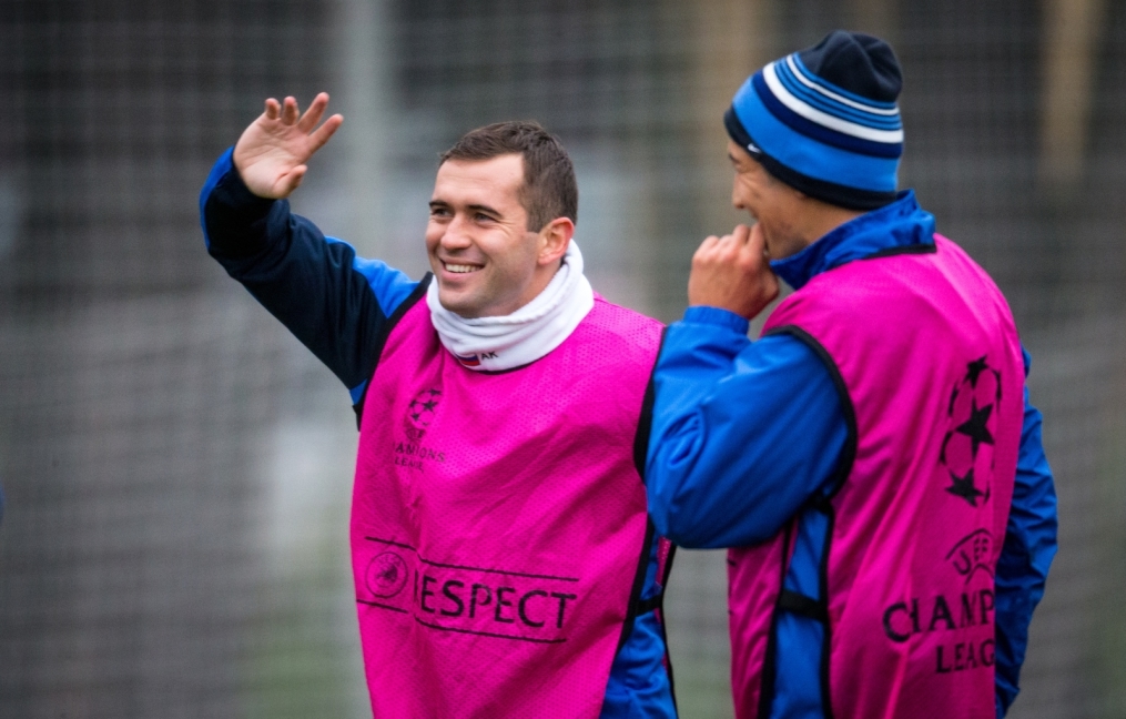 Тренировка «Зенита» перед матчем Лиги чемпионов УЕФА 2013/2014, «Зенит» — «Порту»