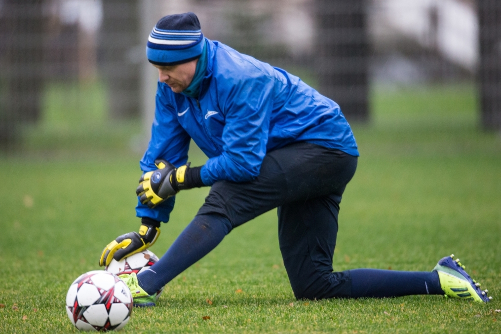 Тренировка «Зенита» перед матчем Лиги чемпионов УЕФА 2013/2014, «Зенит» — «Порту»