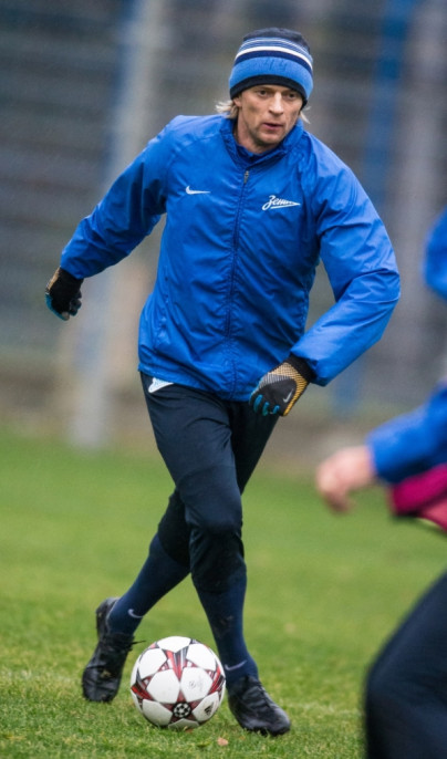 Тренировка «Зенита» перед матчем Лиги чемпионов УЕФА 2013/2014, «Зенит» — «Порту»