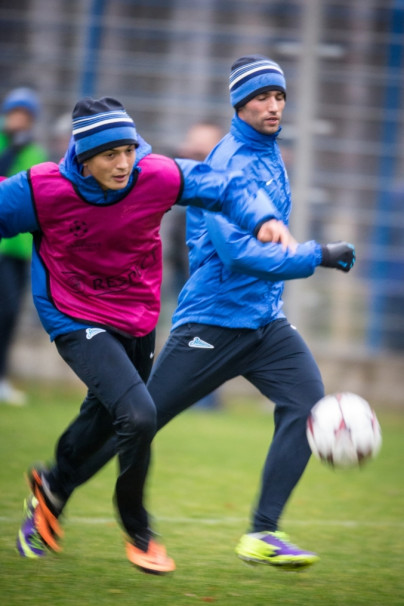 Тренировка «Зенита» перед матчем Лиги чемпионов УЕФА 2013/2014, «Зенит» — «Порту»