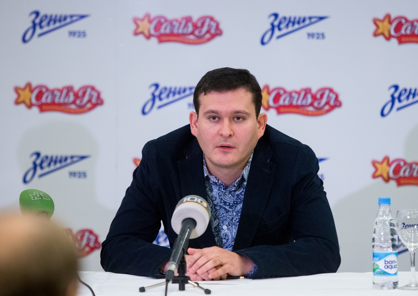 Пресс-конференция по случаю начала сотрудничества ФК «Зенит» и Carl's Jr.