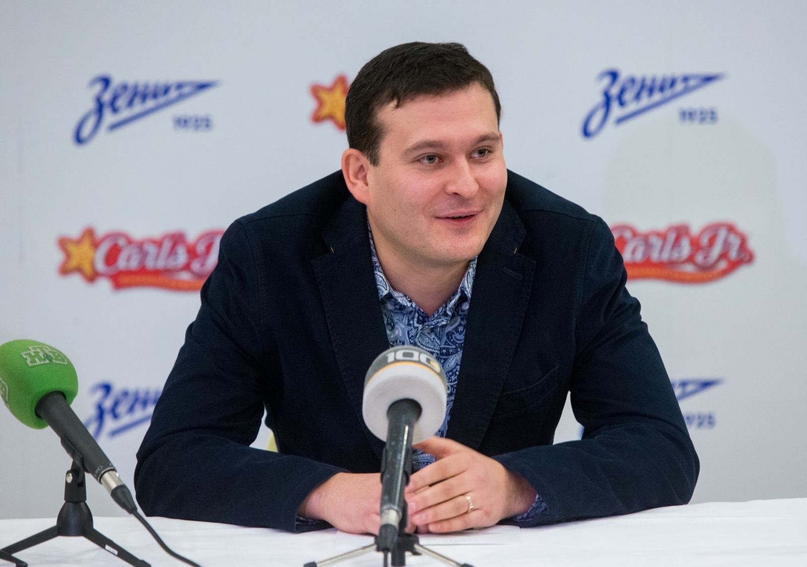 Пресс-конференция по случаю начала сотрудничества ФК «Зенит» и Carl's Jr.