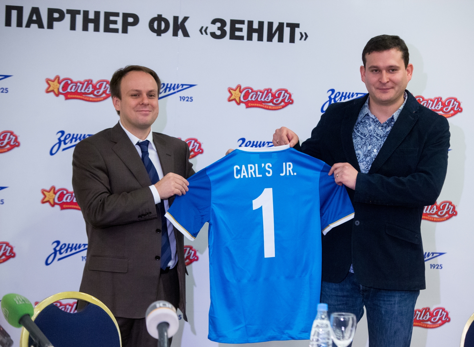 Пресс-конференция по случаю начала сотрудничества ФК «Зенит» и Carl's Jr.