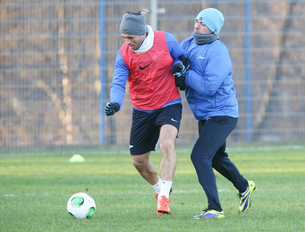 Тренировка «Зенита» перед матчем «Терек» — «Зенит»