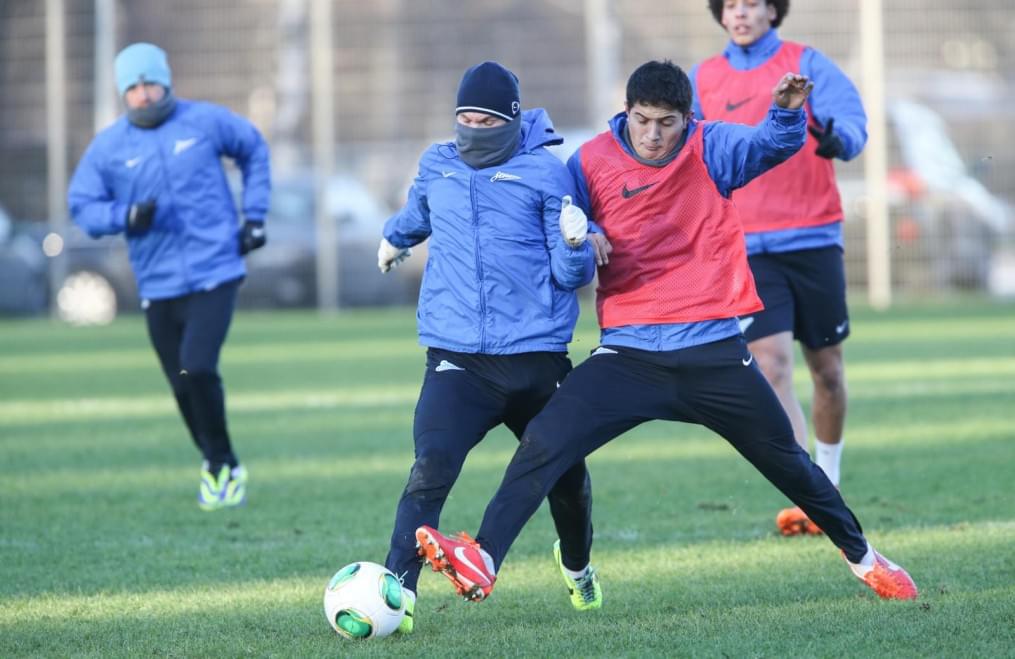 Тренировка «Зенита» перед матчем «Терек» — «Зенит»