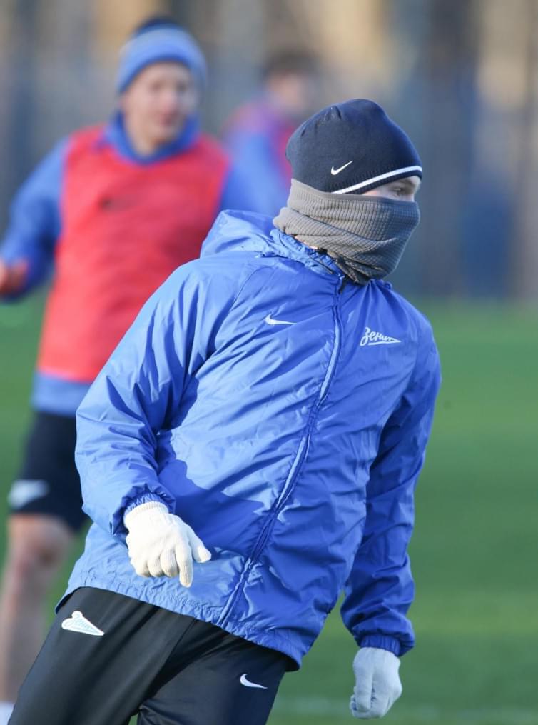 Тренировка «Зенита» перед матчем «Терек» — «Зенит»