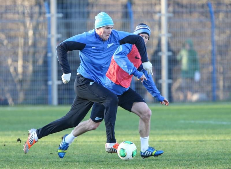Тренировка «Зенита» перед матчем «Терек» — «Зенит»