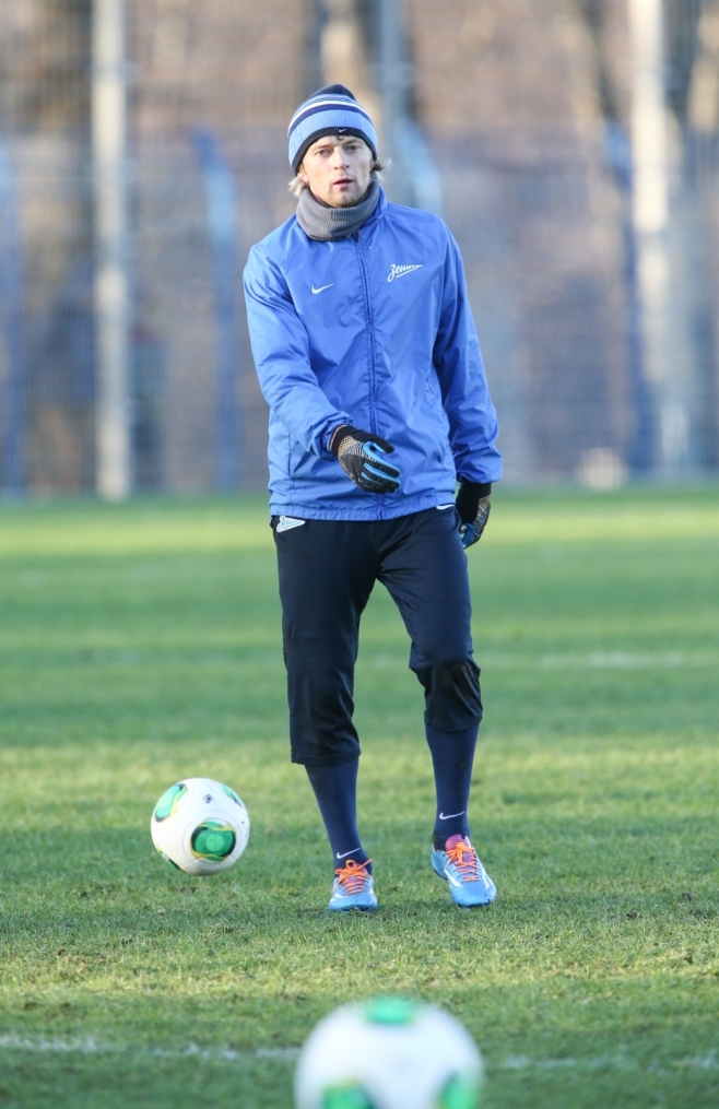 Тренировка «Зенита» перед матчем «Терек» — «Зенит»