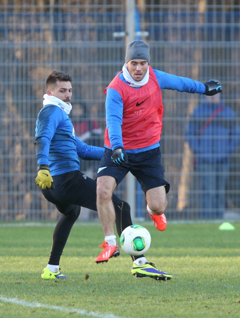 Тренировка «Зенита» перед матчем «Терек» — «Зенит»