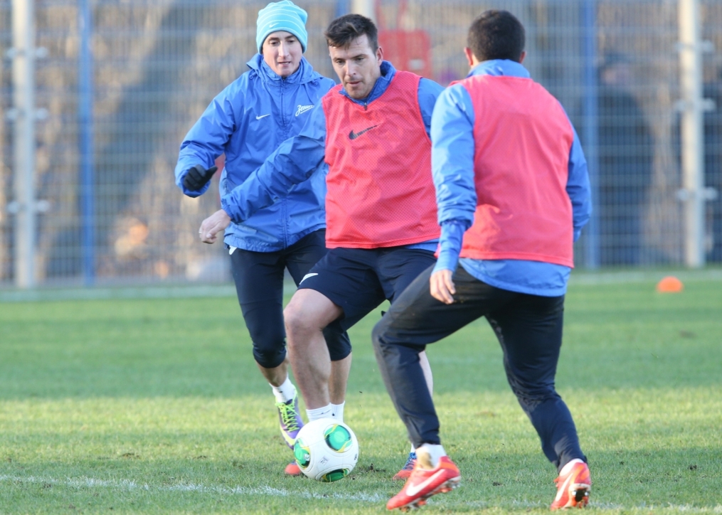 Тренировка «Зенита» перед матчем «Терек» — «Зенит»