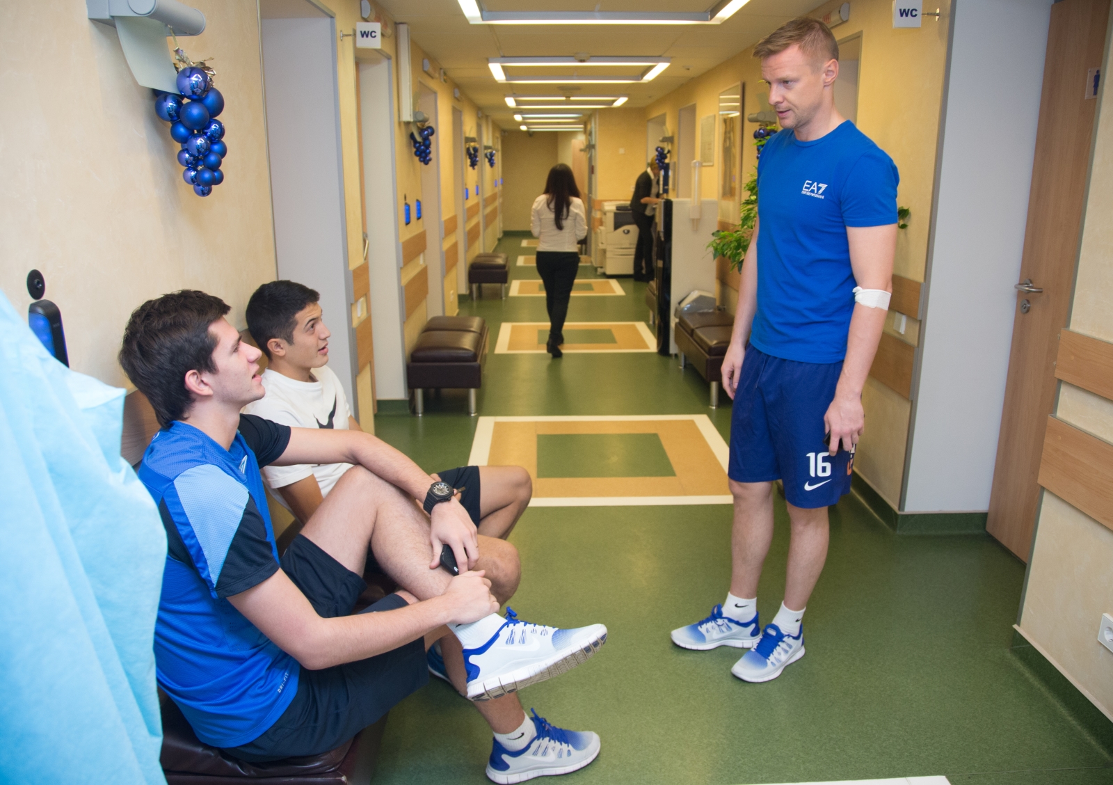 Медосмотр футболистов «Зенита»