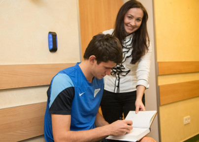 Медосмотр футболистов «Зенита»