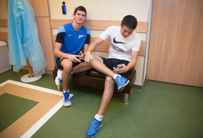 Медосмотр футболистов «Зенита»