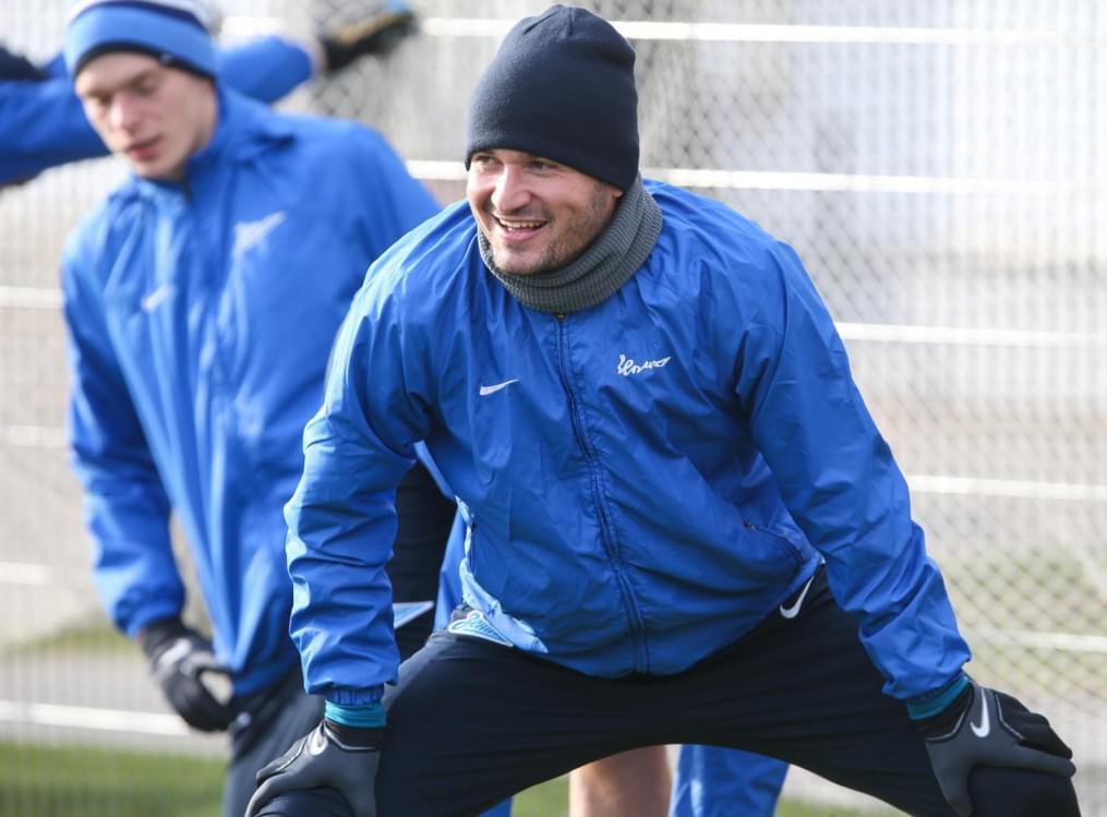 Тренировка «Зенита» перед матчем с «Боруссией»