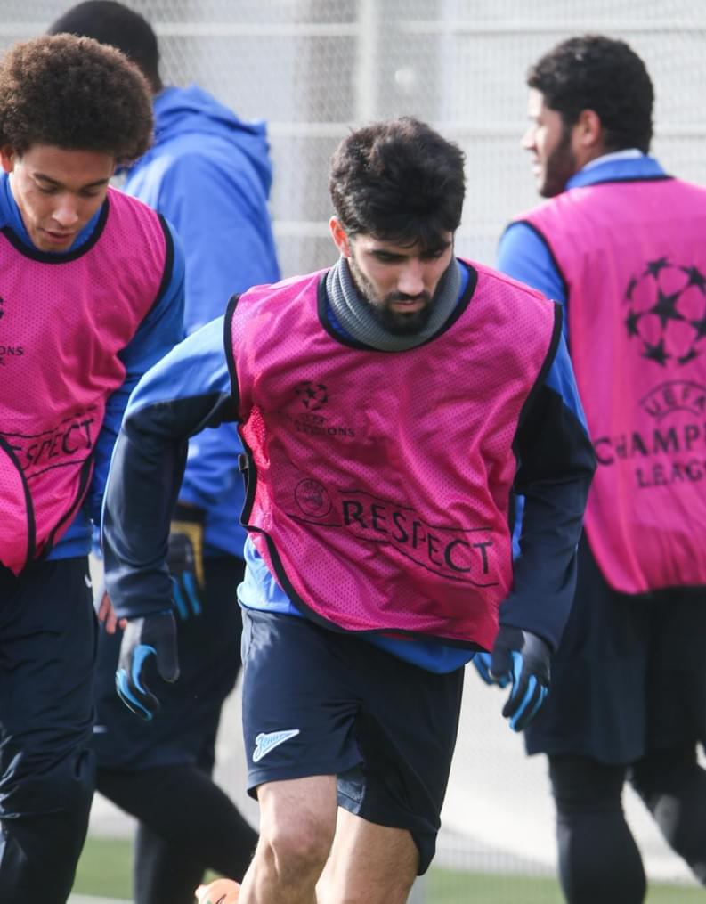 Тренировка «Зенита» перед матчем с «Боруссией»