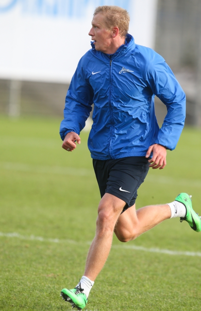 Тренировка «Зенита» перед матчем с «Боруссией»