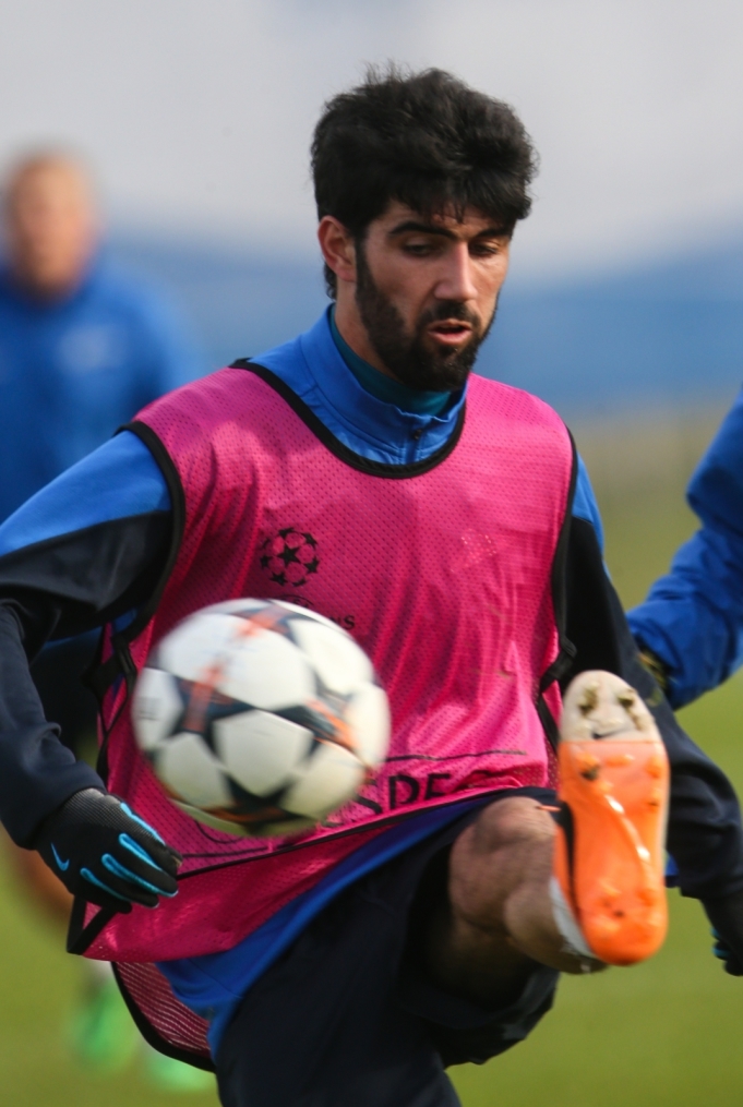 Тренировка «Зенита» перед матчем с «Боруссией»