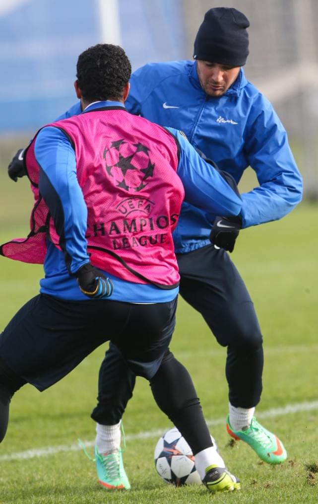 Тренировка «Зенита» перед матчем с «Боруссией»