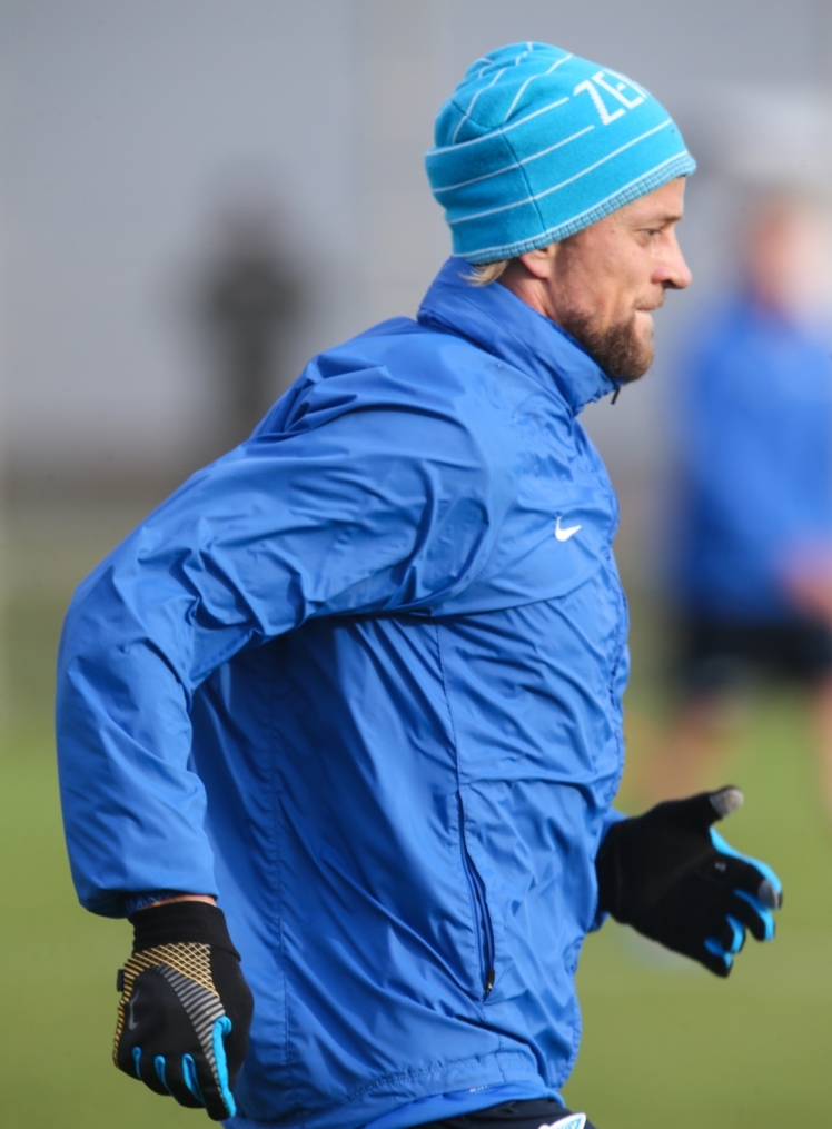 Тренировка «Зенита» перед матчем с «Боруссией»