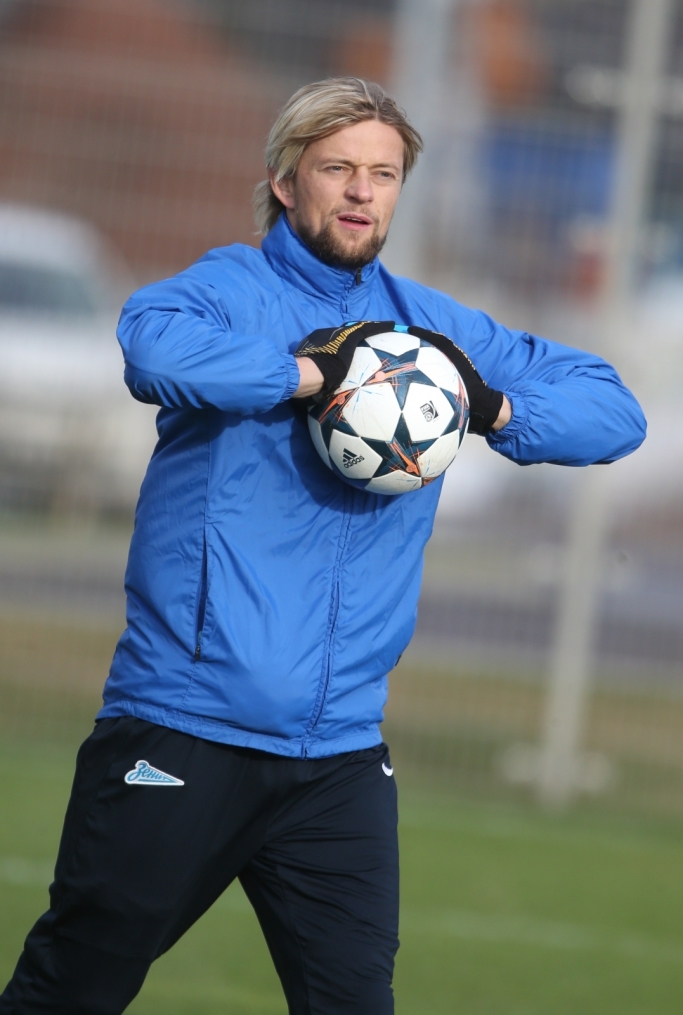 Тренировка «Зенита» перед матчем с «Боруссией»