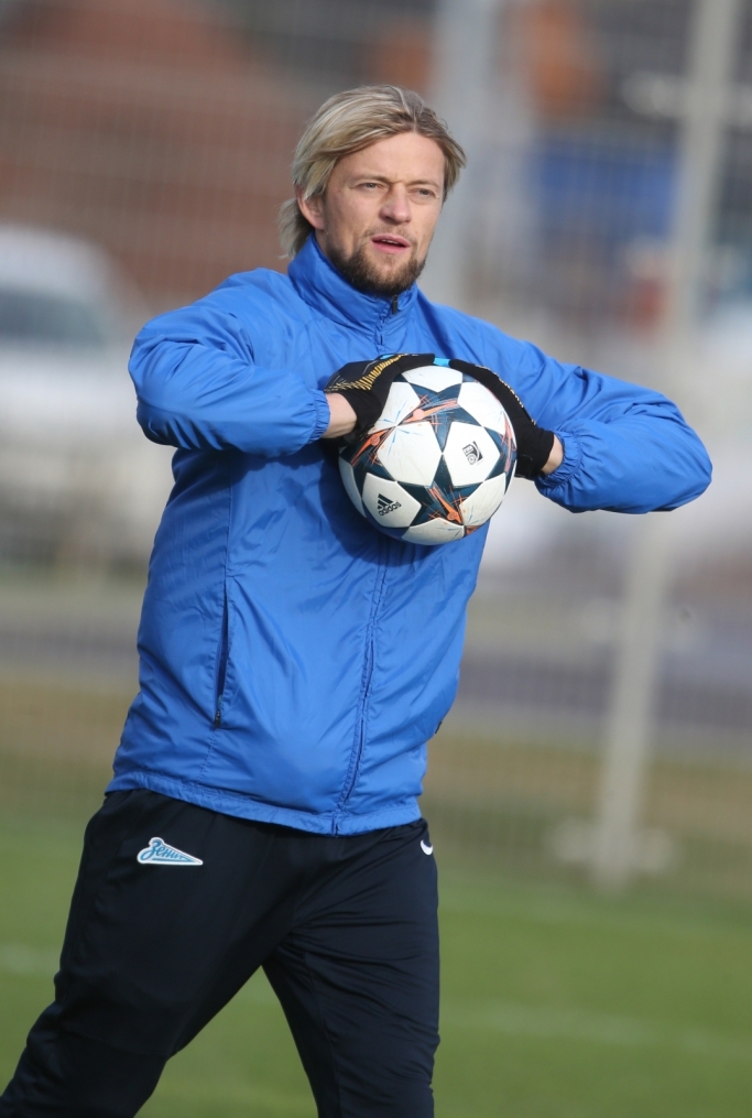 Тренировка «Зенита» перед матчем с «Боруссией»