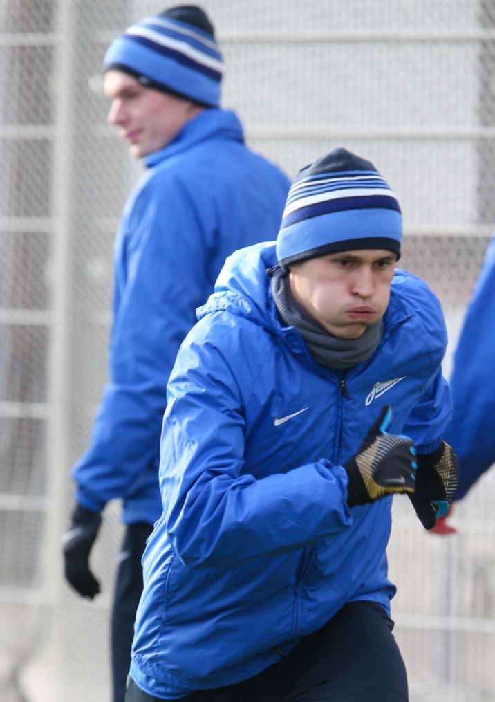 Тренировка «Зенита» перед матчем с «Боруссией»