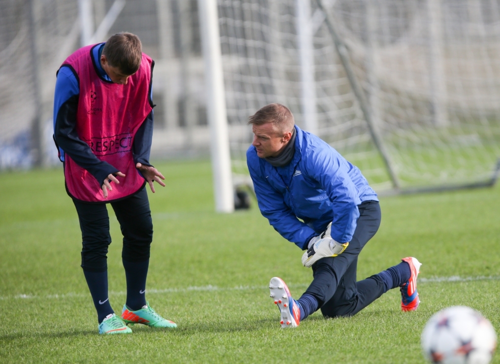 Тренировка «Зенита» перед матчем с «Боруссией»