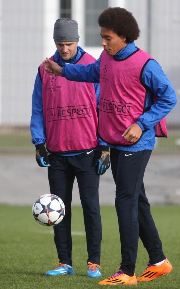 Тренировка «Зенита» перед матчем с «Боруссией»