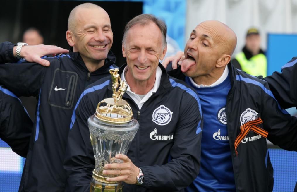 Торжественная церемония вручения Кубка чемпионов России ФК «Зенит»