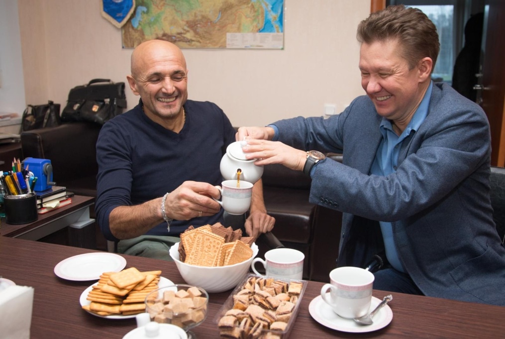 Встреча Алексея Миллера и Лучано Спаллетти по итогам 2013 года