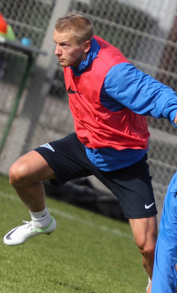 Тренировка основного состава ФК «Зенит» перед матчем с ЦСКА