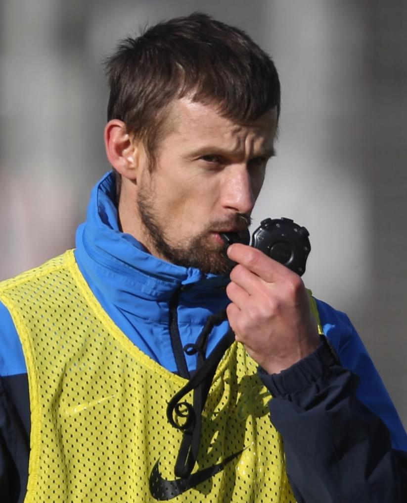 Тренировка основного состава ФК «Зенит» перед матчем с ЦСКА