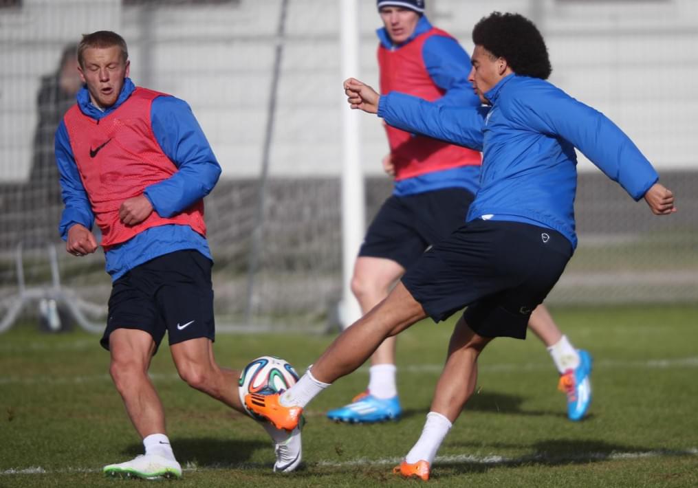 Тренировка основного состава ФК «Зенит» перед матчем с ЦСКА