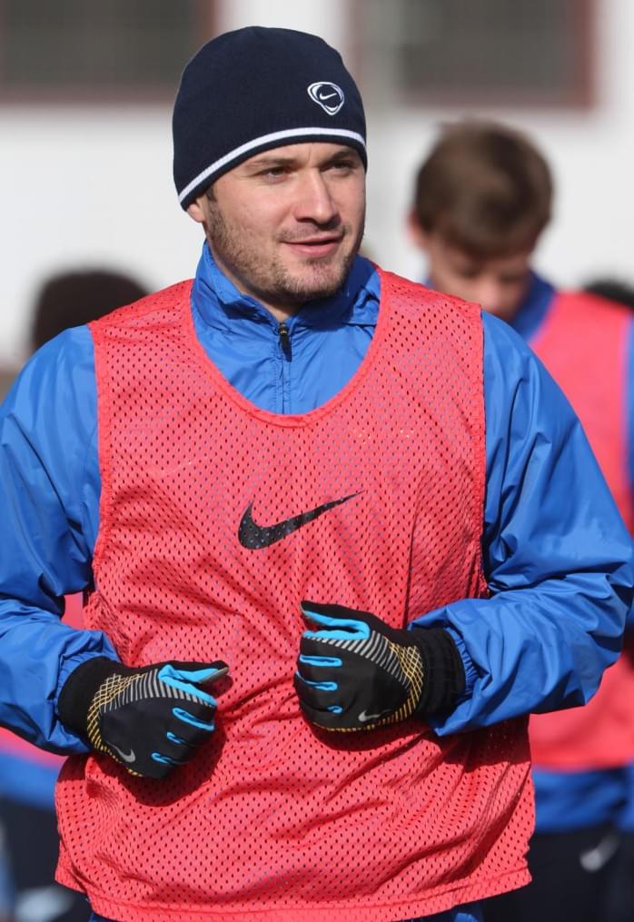 Тренировка основного состава ФК «Зенит» перед матчем с ЦСКА