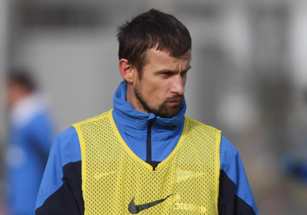 Тренировка основного состава ФК «Зенит» перед матчем с ЦСКА