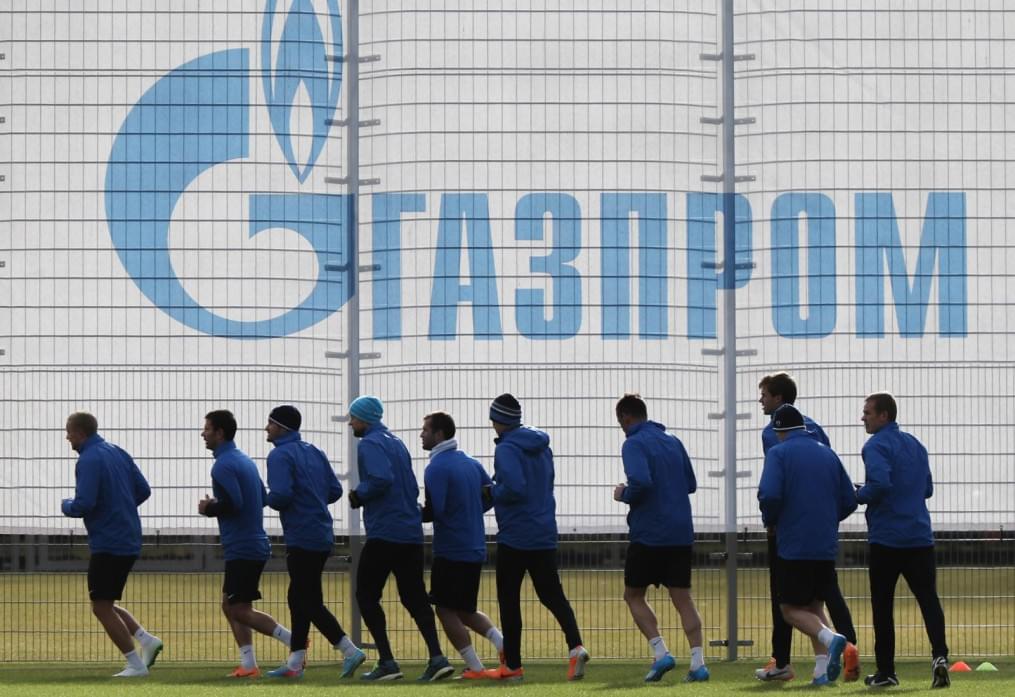 Тренировка основного состава ФК «Зенит» перед матчем с ЦСКА