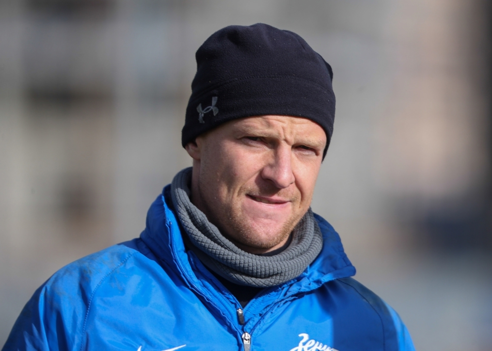 Тренировка основного состава ФК «Зенит» перед матчем с ЦСКА