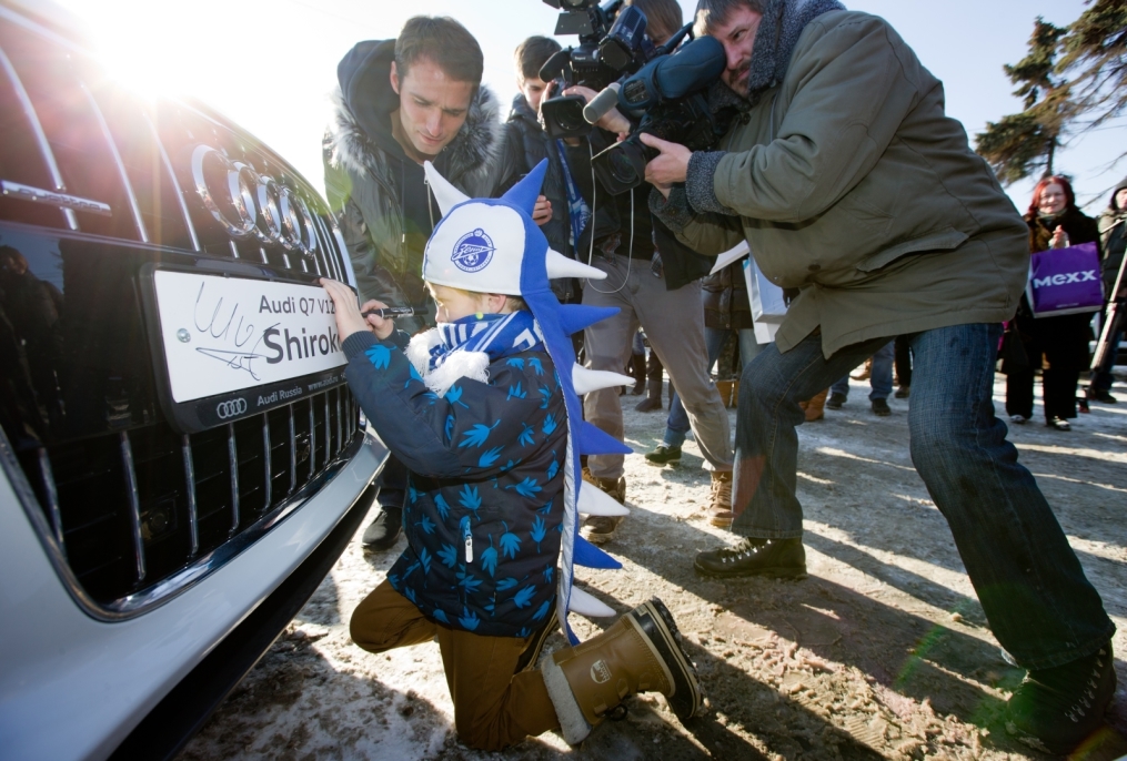 «Зенит» — получили в подарок автомобили «Ауди»