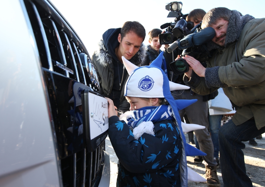 «Зенит» — получили в подарок автомобили «Ауди»