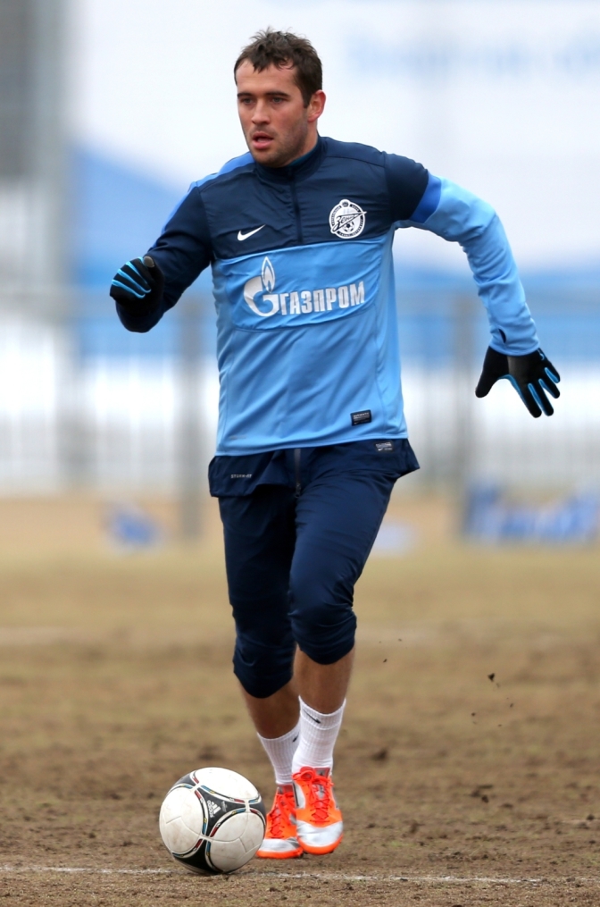 Тренировка перед матчем «Терек» — «Зенит»