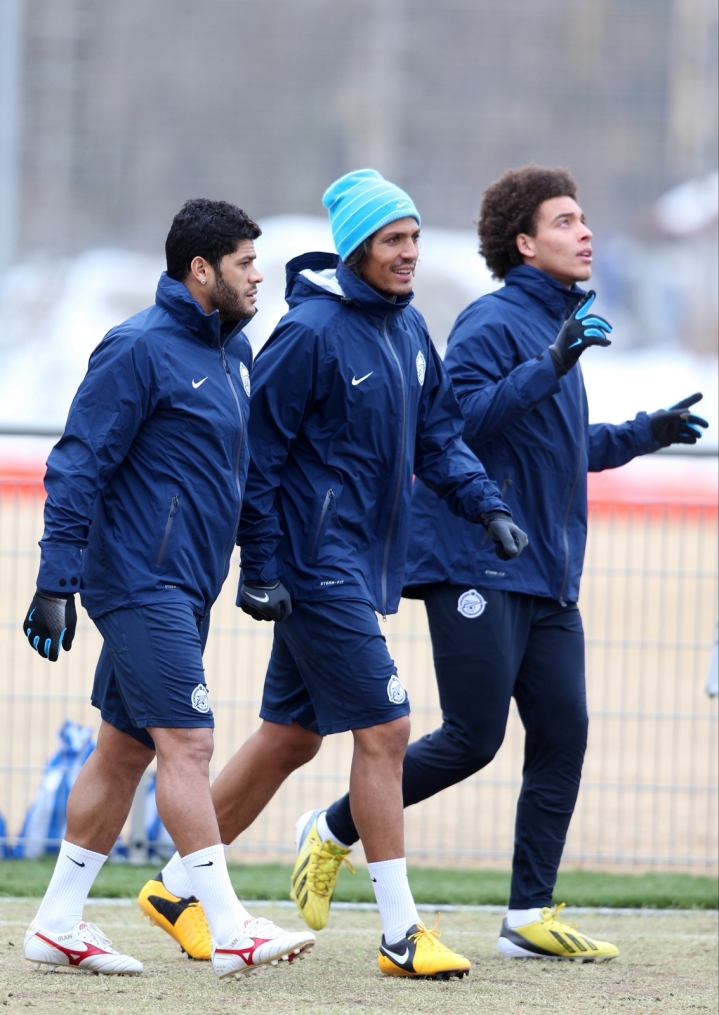 Тренировка перед матчем «Терек» — «Зенит»