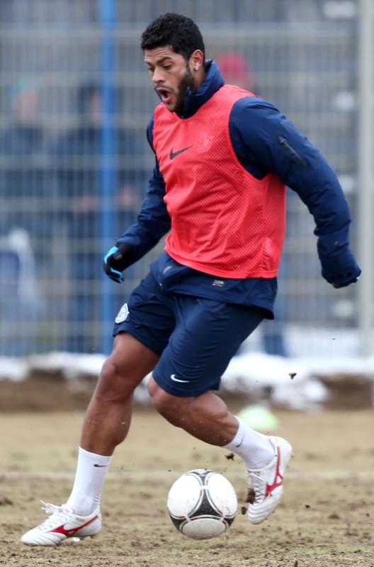 Тренировка перед матчем «Терек» — «Зенит»