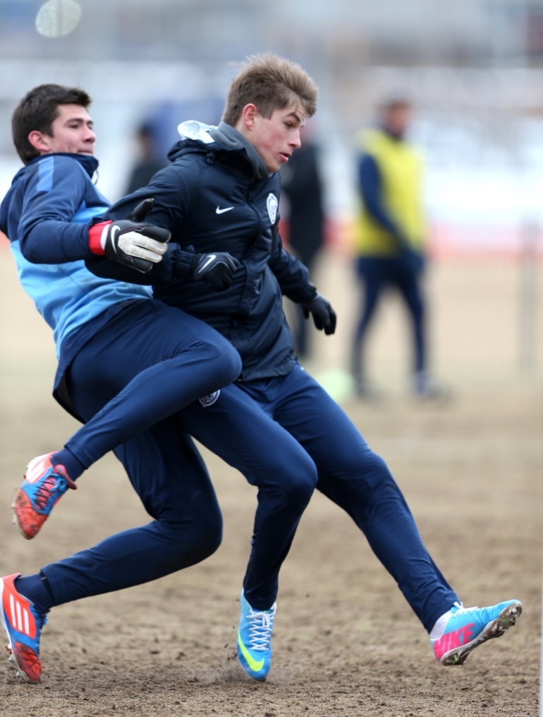 Тренировка перед матчем «Терек» — «Зенит»