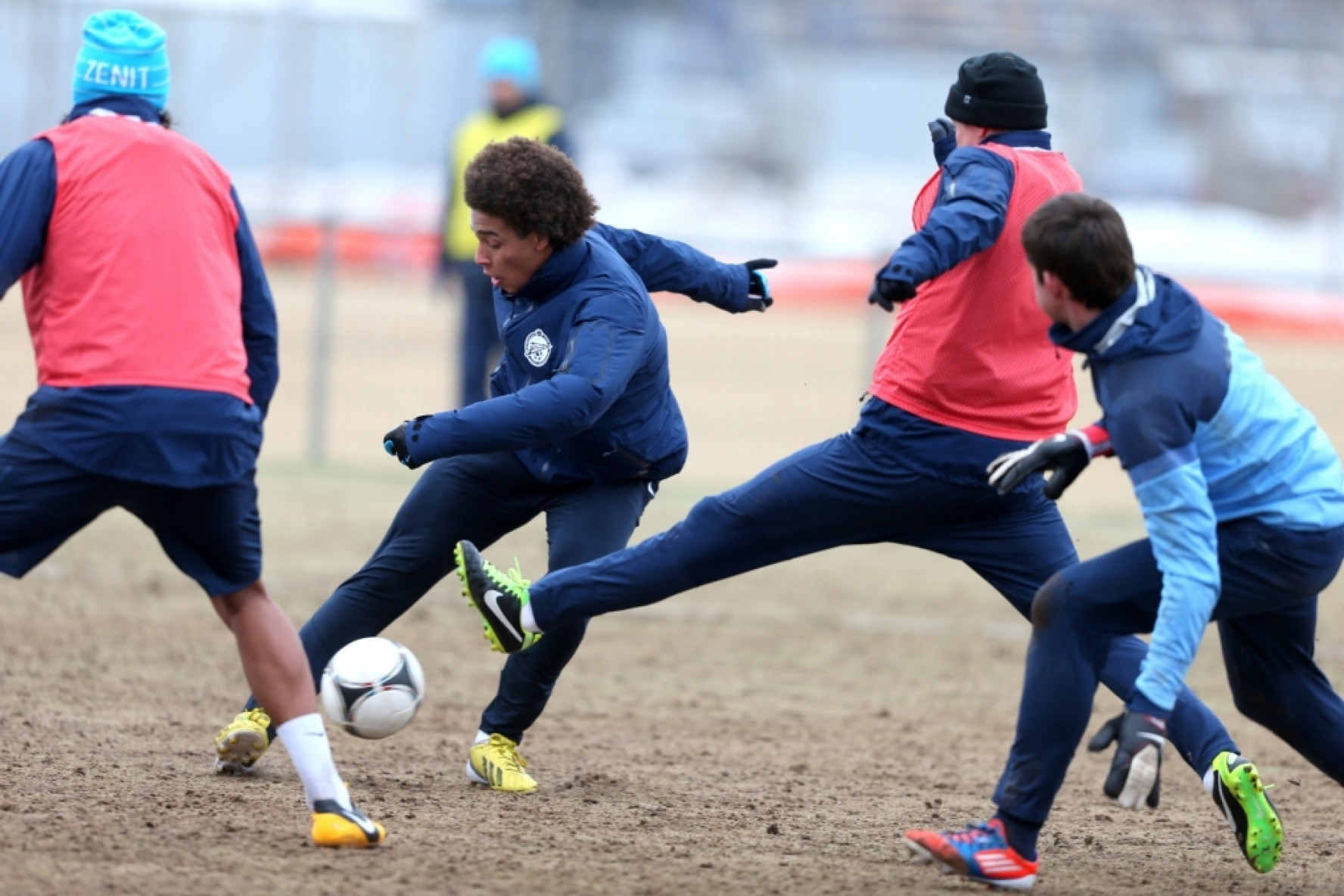 Тренировка перед матчем