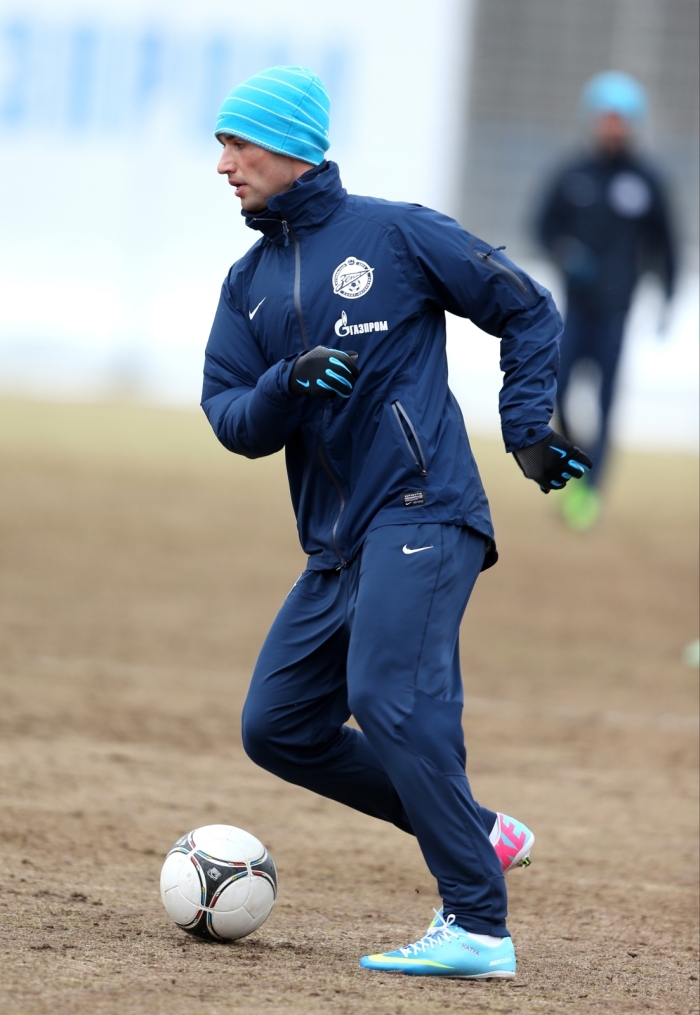 Тренировка перед матчем «Терек» — «Зенит»