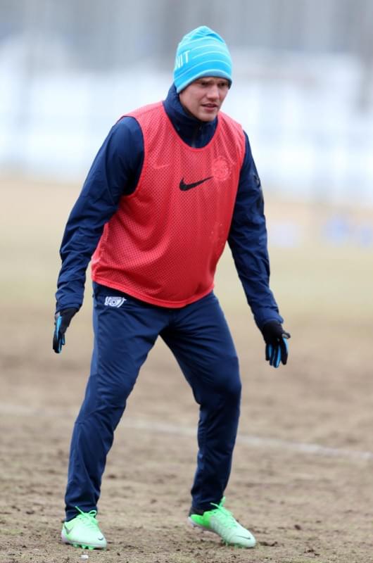 Тренировка перед матчем «Терек» — «Зенит»