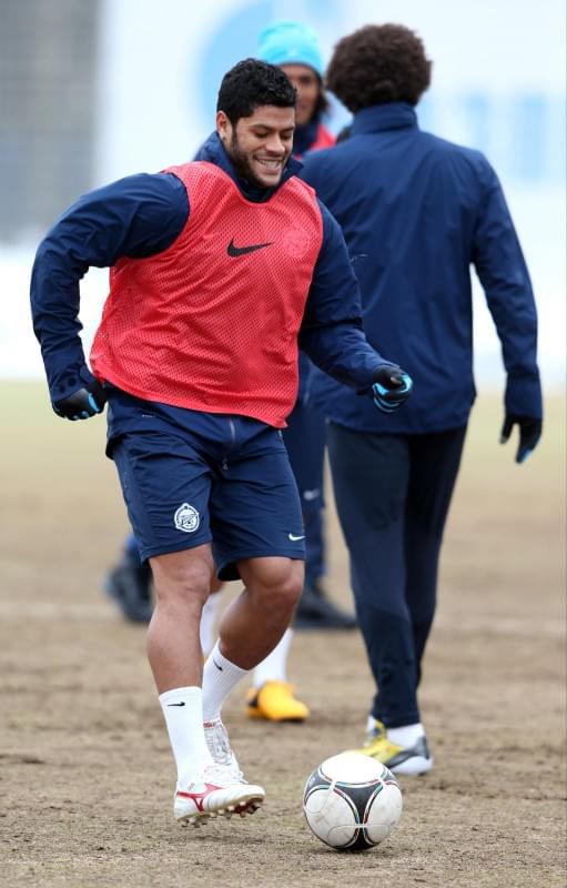 Тренировка перед матчем «Терек» — «Зенит»