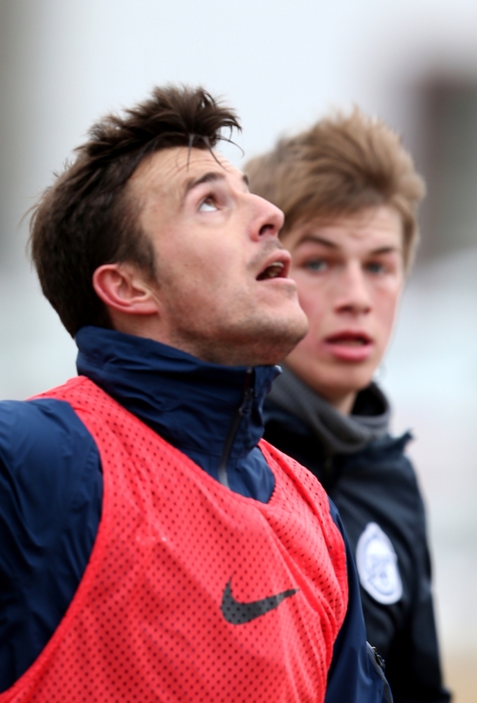 Тренировка перед матчем «Терек» — «Зенит»