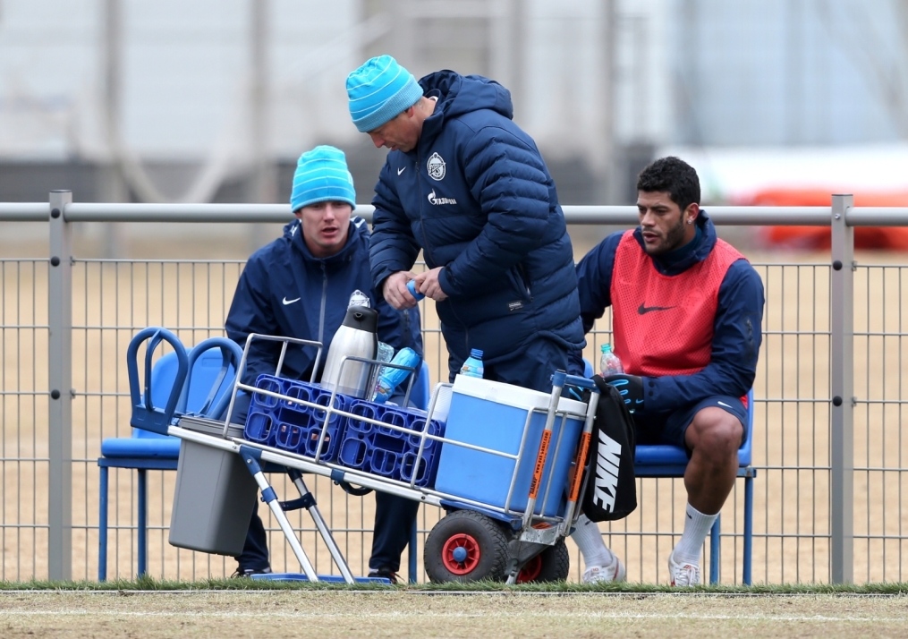 Тренировка перед матчем «Терек» — «Зенит»