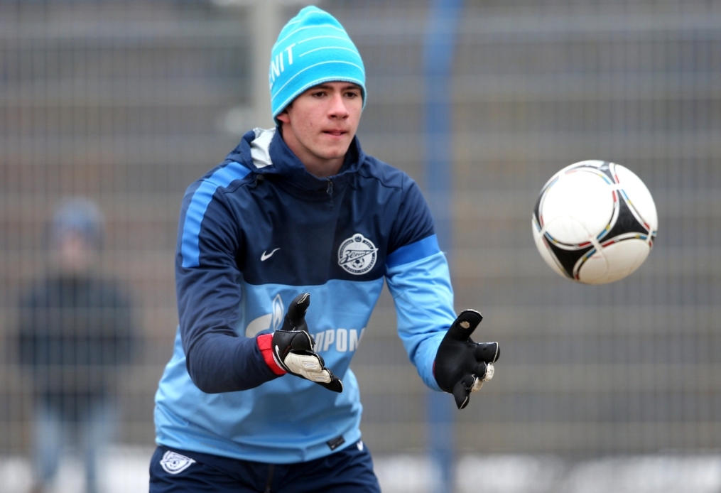 Тренировка перед матчем «Терек» — «Зенит»